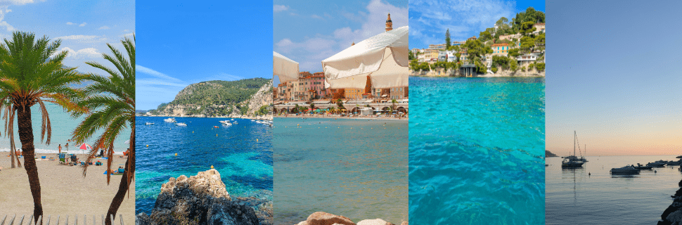 Les plus belles plages de sable autour de Nice